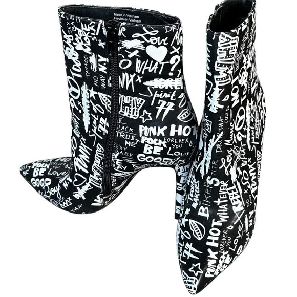 Aldo Kearia Graffiti Ankle Boots | EUC | Size 7 - Picture 3 of 6